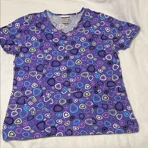 Scrub Purple and Black